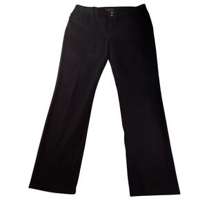 LRL Ralph Lauren Black Jeans Denim Straight Leg Cotton Blend Stretch Women's 16